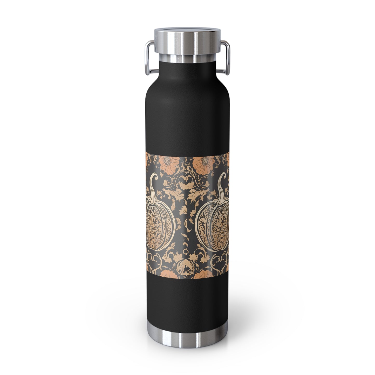 Floral Pumpkin Insulated Bottle, 22oz
