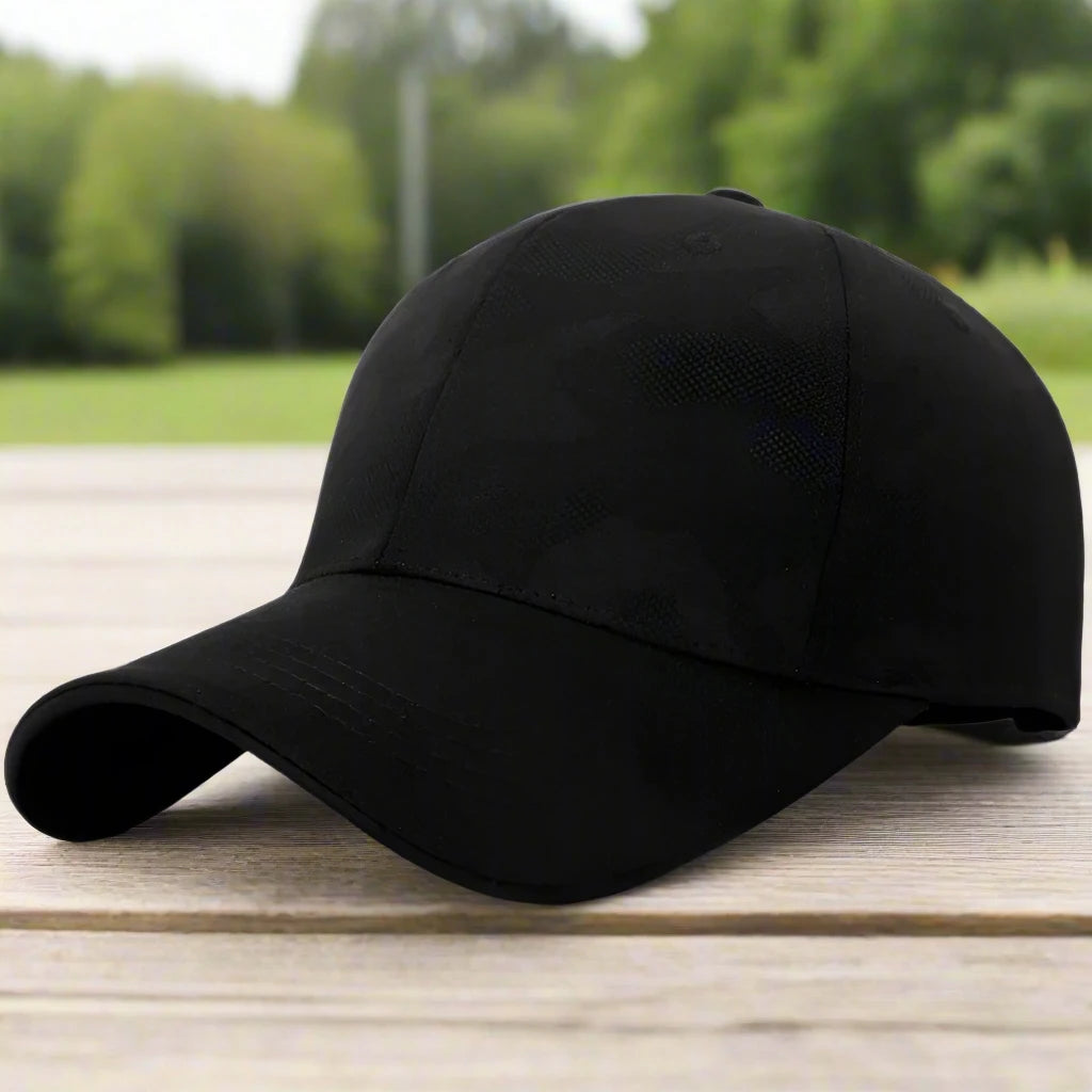 Monotone Camo Pattern Adjustable Baseball Cap