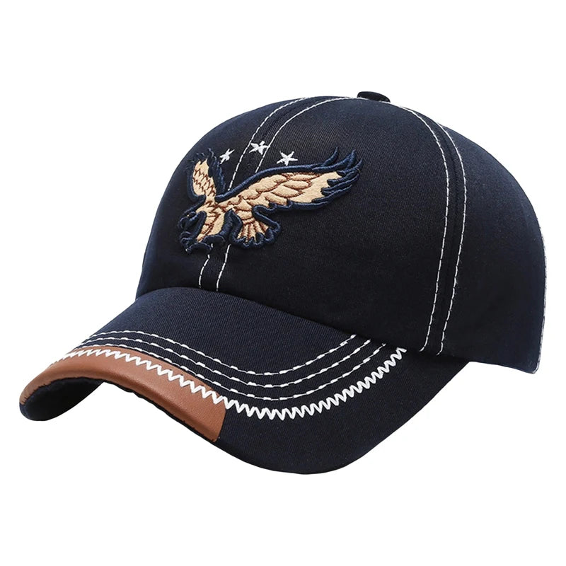 Patriotic Flying Eagle Embroidery Patch Baseball Cap
