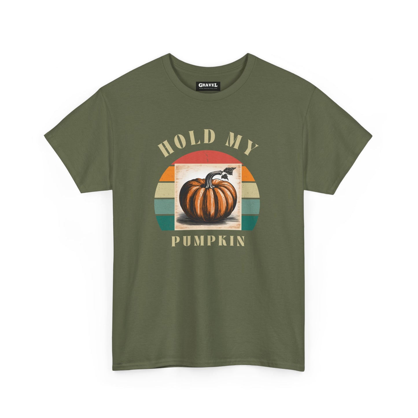 Hold My Pumpkin-Comfortable Cotton T-shirt