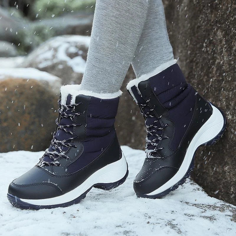 Waterproof Plush Warm Ankle Snow Boots