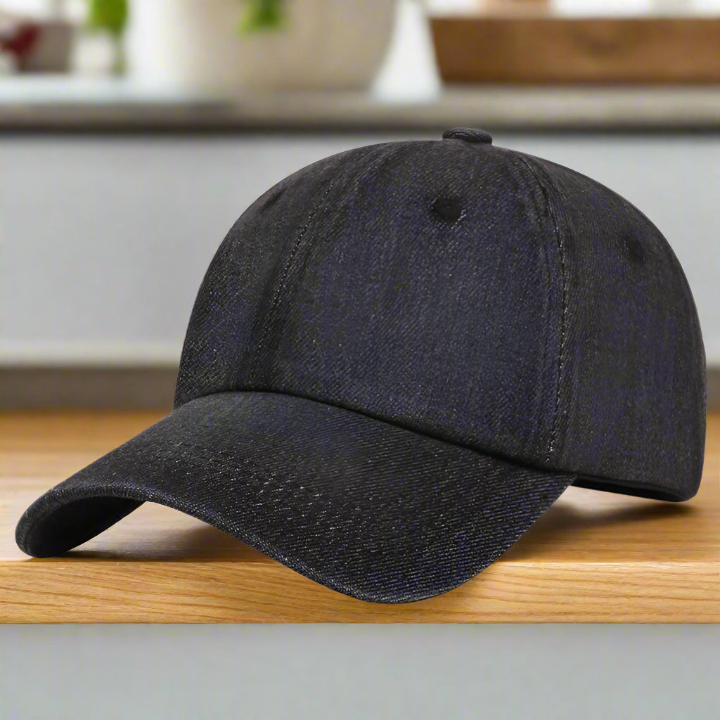 Denim-Look Baseball Cap – Classic Style, Everyday Comfort