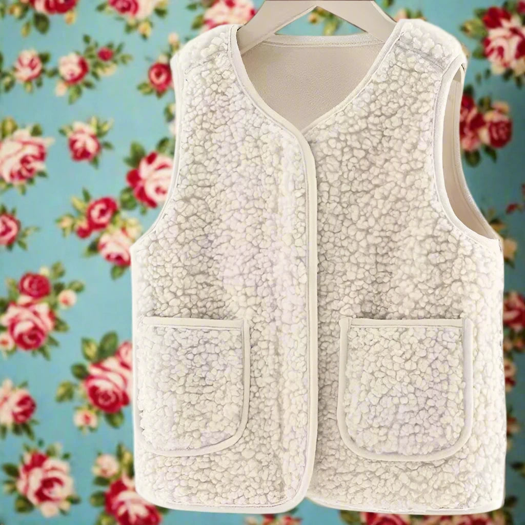 Child's Plush Fuzzy Warm Vest