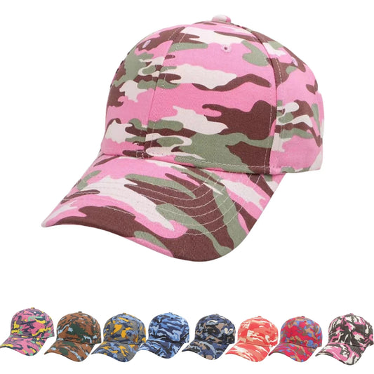 Bright Colors Camo, Splotch Baseball Cap, Trucker Hat