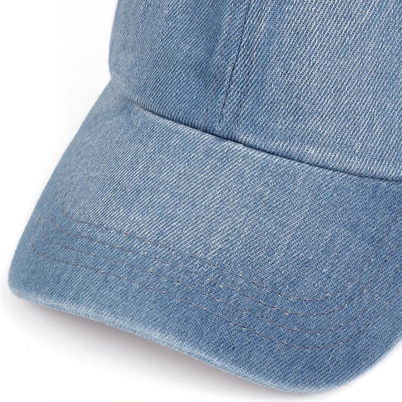 Denim-Look Baseball Cap – Classic Style, Everyday Comfort