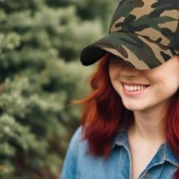 Women's Camo Ponytail Cap