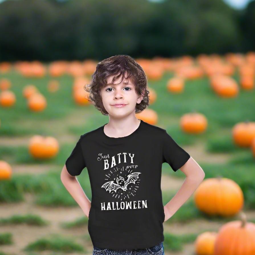 Just Batty Over Halloween Cotton T-shirt