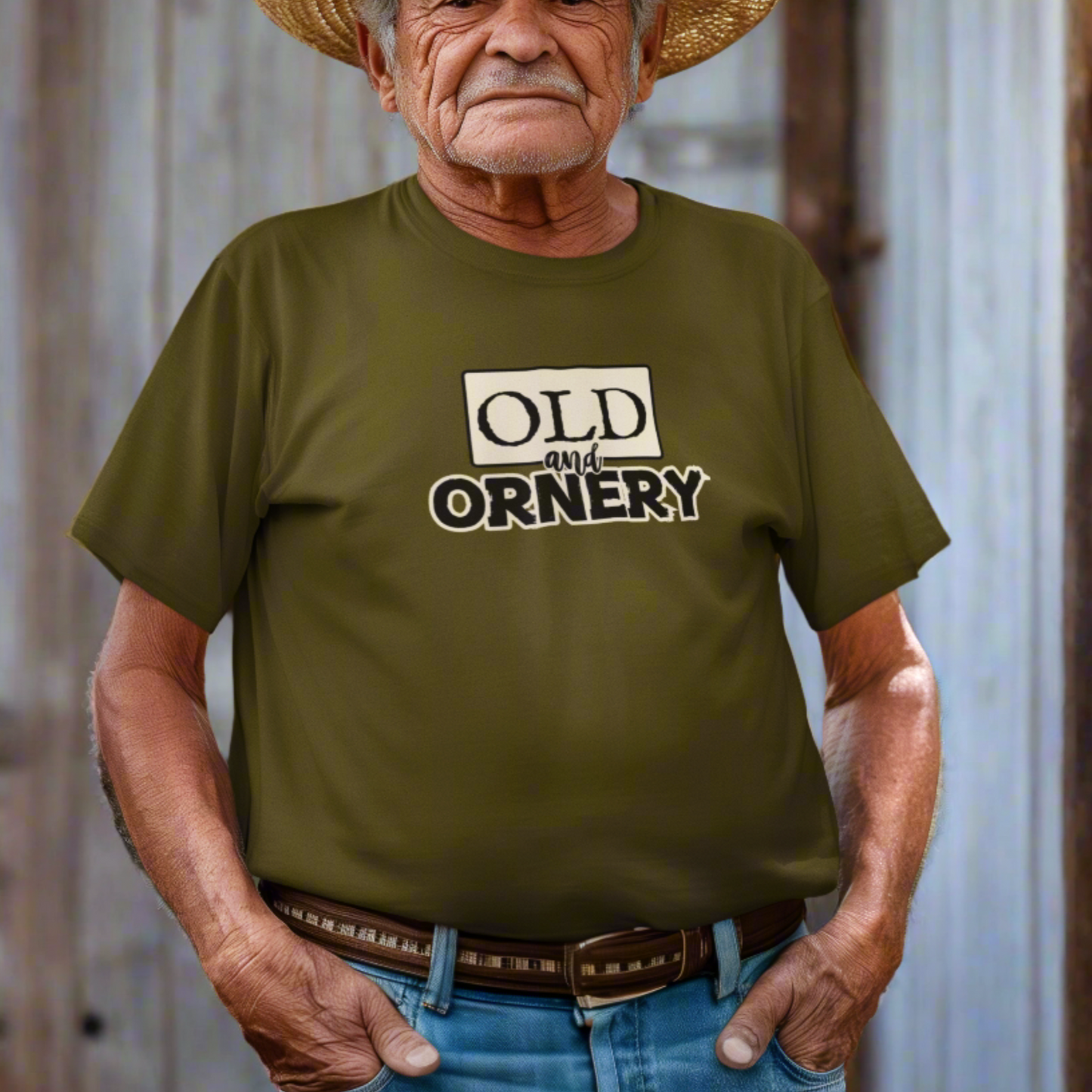 Old and Ornery Comfortable Cotton T-shirt