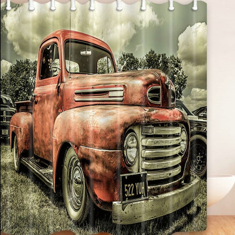 The Ol' Girl Classic Truck Shower Curtain