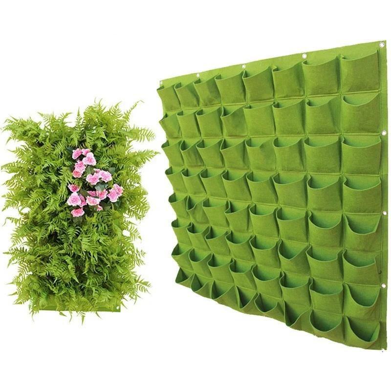 Wall-hanging Planting Bags for Vertical Gardening