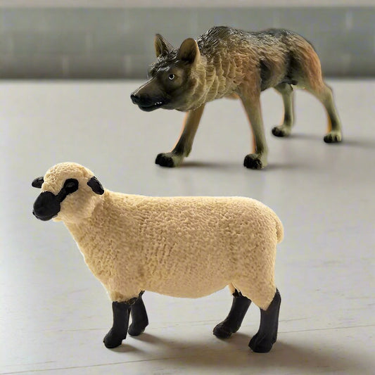 Figurine Wolf or Sheep, Toy